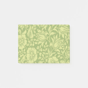 Morris Vintage Blue & White Floral Pattern Post-it Notes
