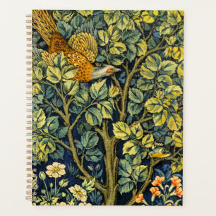 Morris Vintage Pheasant squirrel & Flower Pattern Planner