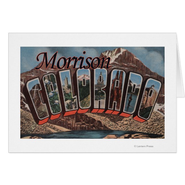Morrison, Colorado - Large Letter Scenes (Front Horizontal)