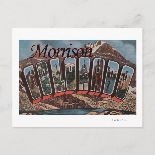 Morrison, Colorado - Large Letter Scenes Postcard (Front)