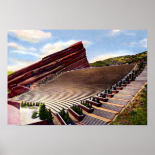 Morrison Colorado Red Rocks Amphitheatre Poster