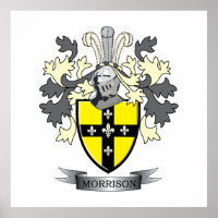 Morrison Family Crest Coat of Arms