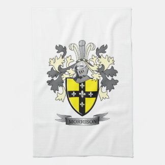 Morrison Family Crest Coat of Arms Tea Towel