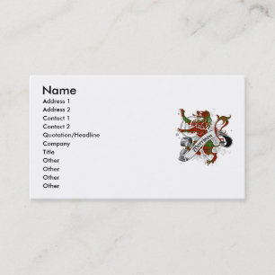 Morrison Tartan Lion Business Card