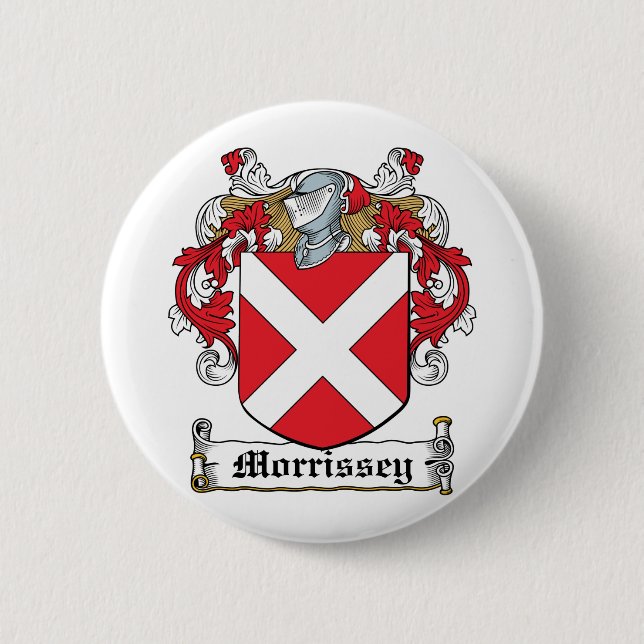 Morrissey Family Crest 6 Cm Round Badge (Front)