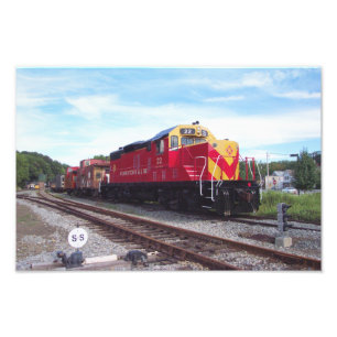 Morristown and Erie Railroad Engine # 22 Kodak Photo Print