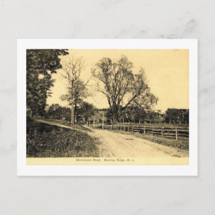 Morristown Rd., Basking Ridge, New Jersey Vintage Postcard