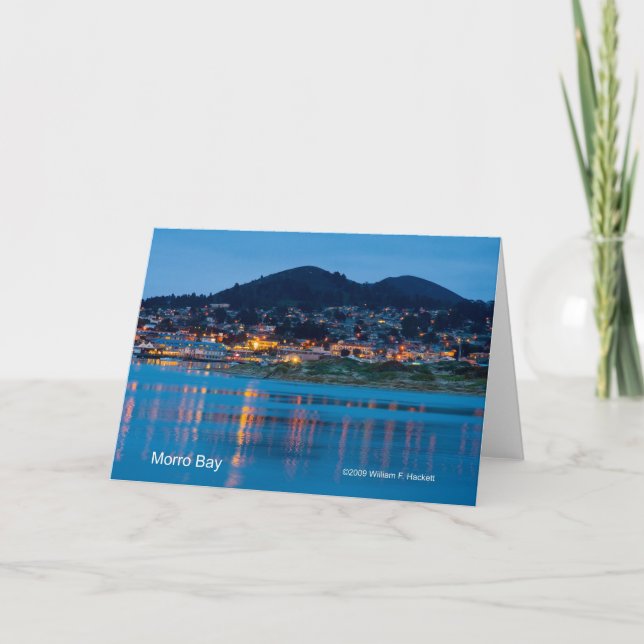 Morro Bay After Dark California Products Card (Front)