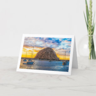 Morro Bay At Dusk Greeting Card