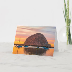 Morro Bay at Sunset Greeting Card