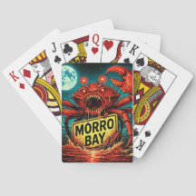 MORRO BAY, CALIFORNIA PLAYING CARDS.