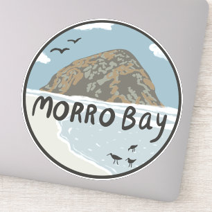 Morro Bay Central California Beach SLO Rock