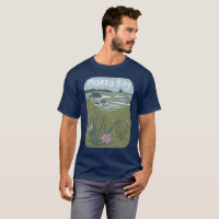 Morro Bay Central California Illustration Beach 