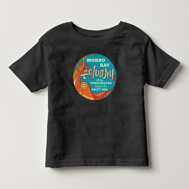 Morro Bay Octopus Shirt for Toddlers (Front)