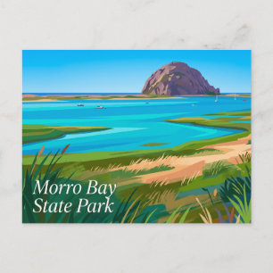 Morro Bay State Park California Postcard