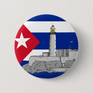Morro Castle in Havana 6 Cm Round Badge