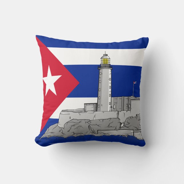Morro Castle in Havana Cushion (Front)