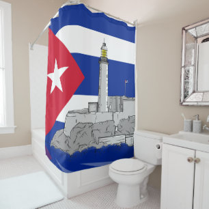 Morro Castle in Havana Shower Curtain