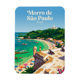 Morro de São Paulo Brazil Magnet