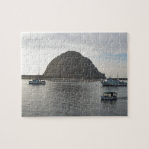 Morro Rock at Morro Bay, CA Jigsaw Puzzle