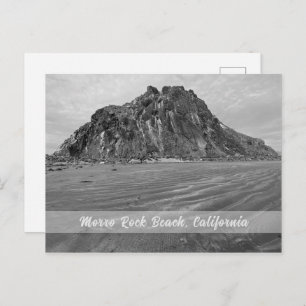 Morro Rock Beach, Morro Bay, California Postcard