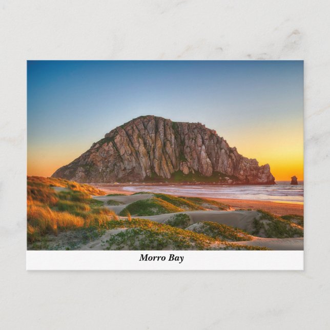 Morro Rock Beach Postcard (Front)