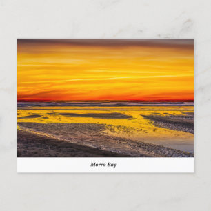 Morro Rock Beach Postcard