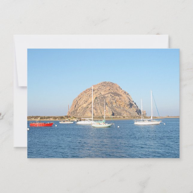 Morro Rock, California card (Front)