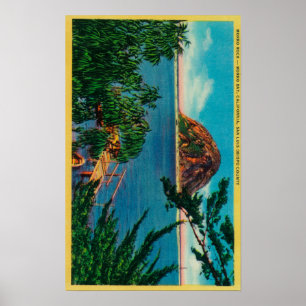 Morro Rock in San Luis Obispo County Poster