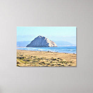 Morro Rock, Morro Bay, California Canvas Print