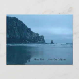 Morro Rock - Morro Bay California Postcard