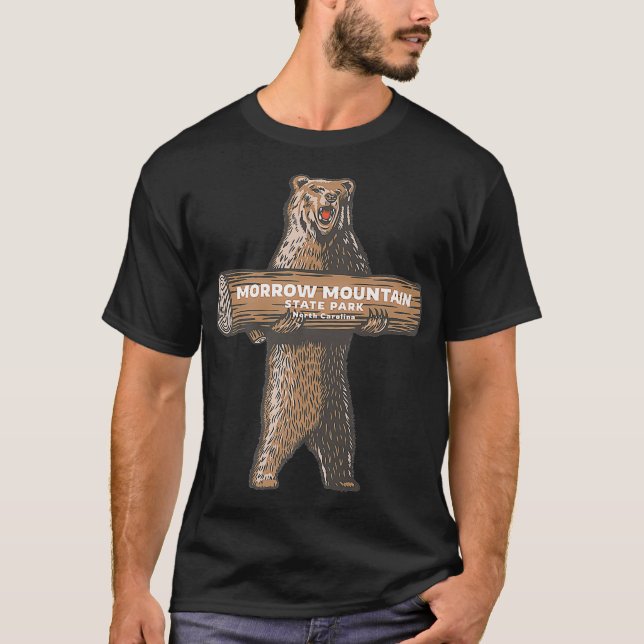 Morrow Mountain State Park North Carolina Bear Vac T-Shirt (Front)