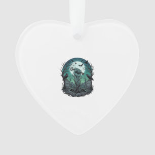 Mors Zombie Hand Skeleton Key Tombstone Ravens Hal Ornament
