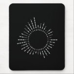 Morse Code Alphabet Mouse Mat<br><div class="desc">International Morse Code, created in 1838 by Samuel Morse and Alfred Vail, a way to represent the alphabet, numbers and special characters by means of sounds, flashes of light, electrical impulses or the characters popularly known as the dash and dot. Morse code is still used today by ham radio operators,...</div>