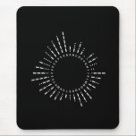 Morse Code Alphabet Mouse Mat<br><div class="desc">International Morse Code, created in 1838 by Samuel Morse and Alfred Vail, a way to represent the alphabet, numbers and special characters by means of sounds, flashes of light, electrical impulses or the characters popularly known as the dash and dot. Morse code is still used today by ham radio operators,...</div>