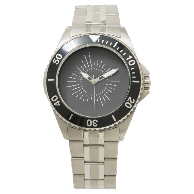 Morse Code Alphabet Watch (Front)