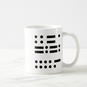 Morse Code Anti Trump 45 Feminist Resist Treason  Coffee Mug