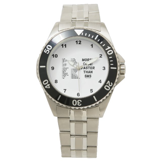 Morse Code: Faster Than SMS International Morse Watch (Front)