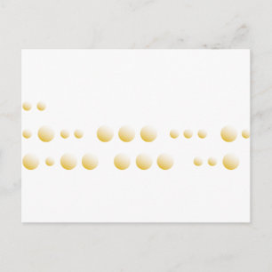 Morse Code "I love You" Postcard