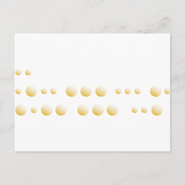 Morse Code "I love You" Postcard (Front)