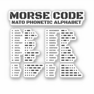 Morse Code NATO Phonetic Alphabet