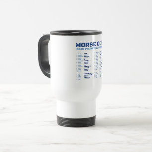 Morse Code NATO Phonetic Alphabet Travel Mug