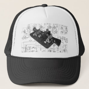 Morse Code Radio Key Schematic Trucker Hat