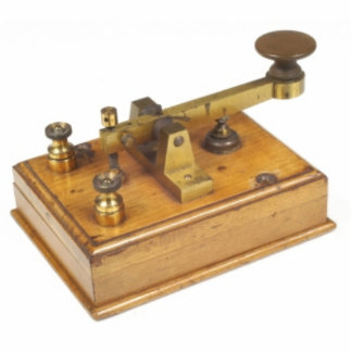 morse key photo sculpture