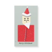 Morse Santa Christmas Magnetic Card