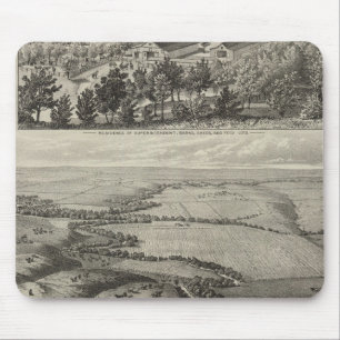 Morse's Ranche Chase County, Kansas Mouse Mat
