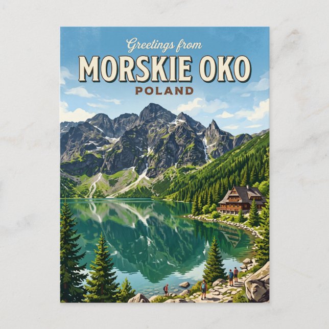 Morskie Oko Poland Postcard (Front)