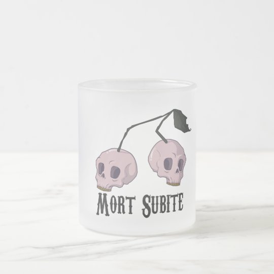 Mort Subite Frosted Glass Coffee Mug