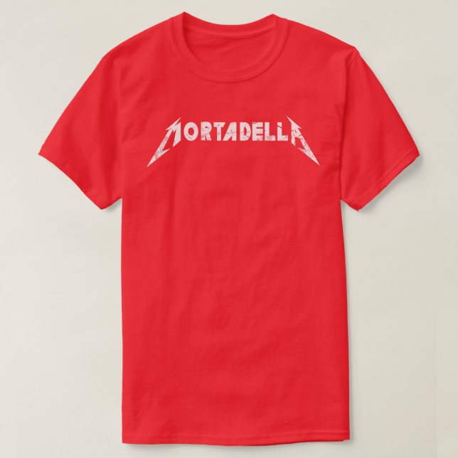 Mortadella Italian Italy Italia Food Humour Funny T-Shirt (Design Front)