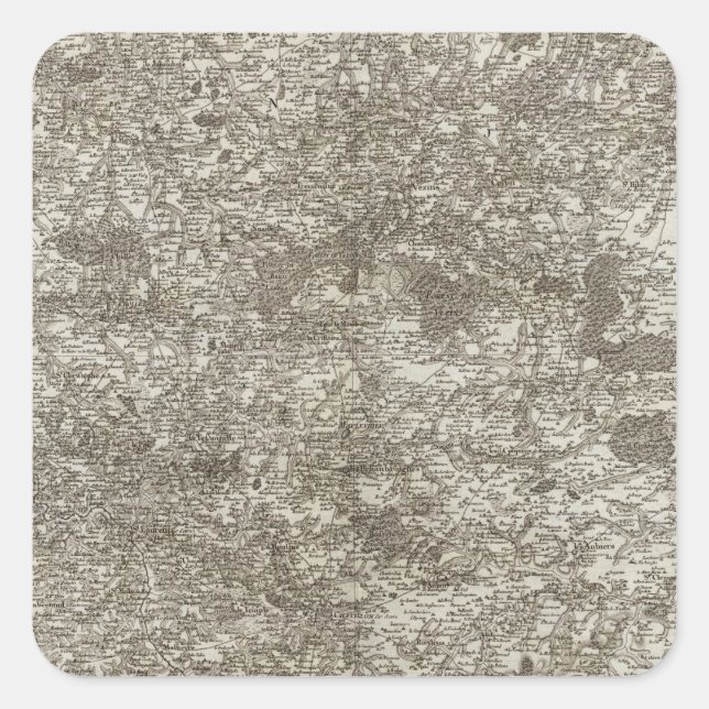 Mortagne Square Sticker (Front)